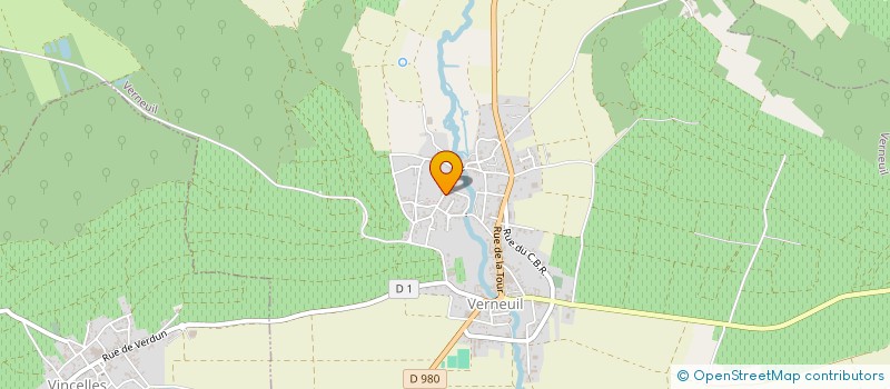 localisation de l'entreprise MONSIEUR KEVIN BONJEAN  VERNEUIL