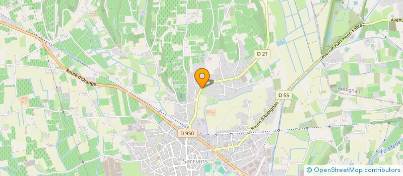 localisation de l'entreprise MONSIEUR KEVIN BONMATI  SARRIANS
