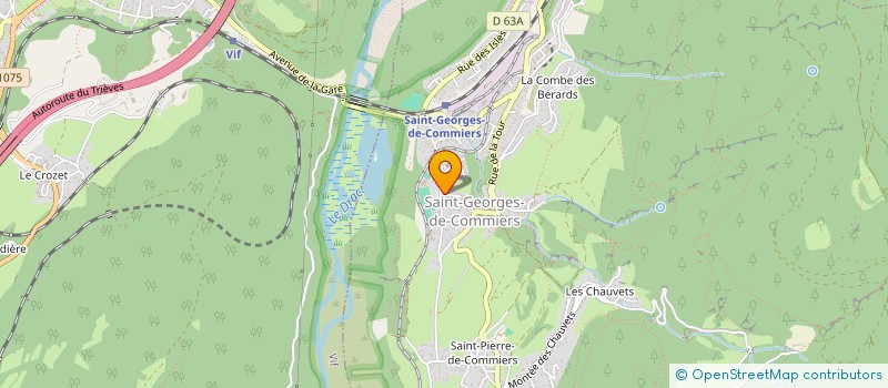localisation de l'entreprise MONSIEUR KEVIN BONNAFOUX  SAINT-GEORGES-DE-COMMIERS