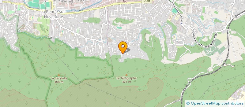 localisation de l'entreprise MONSIEUR KEVIN BONNET  AUBAGNE