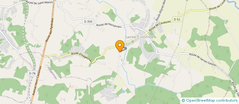 localisation de l'entreprise MONSIEUR KEVIN BONNIEC  SAINTE-COLOMBE