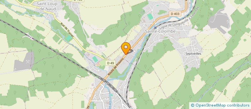 localisation de l'entreprise MONSIEUR KEVIN BORDERES  SAINTE-COLOMBE