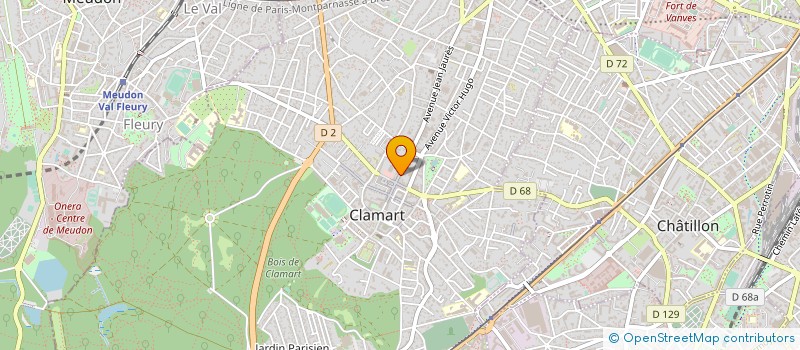localisation de l'entreprise MONSIEUR KEVIN BOREAU à CLAMART