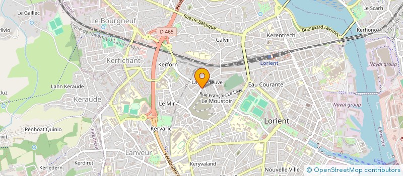 localisation de l'entreprise MONSIEUR KEVIN BOSCHER  LORIENT