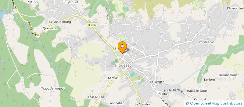 localisation de l'entreprise MONSIEUR KEVIN BOTREL  PLOUEZEC