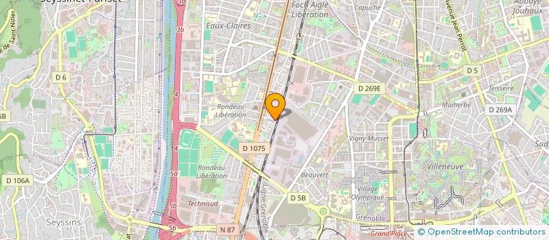 localisation de l'entreprise MONSIEUR KEVIN BOTSY  GRENOBLE