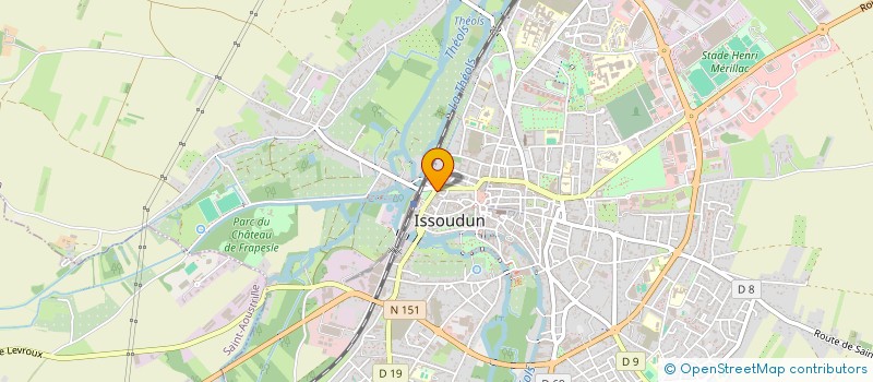 localisation de l'entreprise MONSIEUR KEVIN BOUAROUR à ISSOUDUN