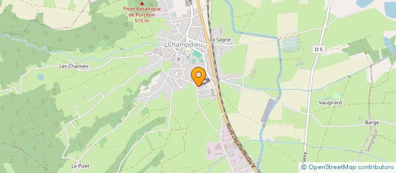 localisation de l'entreprise MONSIEUR KEVIN BOUCHET  CHAMPDIEU