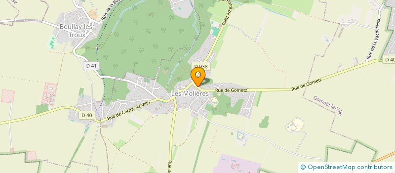 localisation de l'entreprise MONSIEUR KEVIN BOUDAUD  ANGERVILLIERS