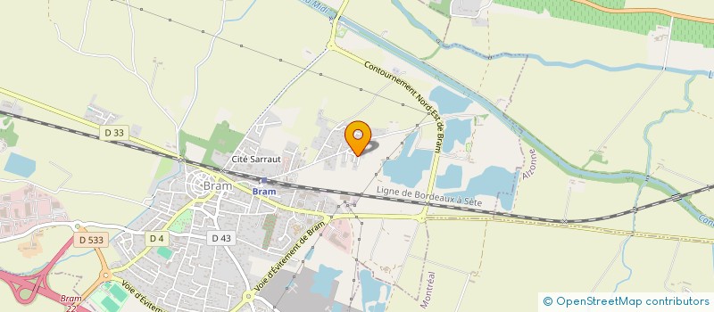 localisation de l'entreprise MONSIEUR KEVIN BOUDEAU  VAUX-SUR-MER