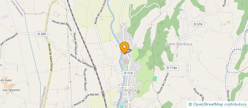 localisation de l'entreprise MONSIEUR KEVIN BOUIX  CLERIEUX