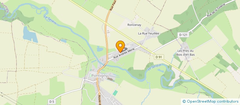 localisation de l'entreprise MONSIEUR KEVIN BOULMIER à PONTIGNY