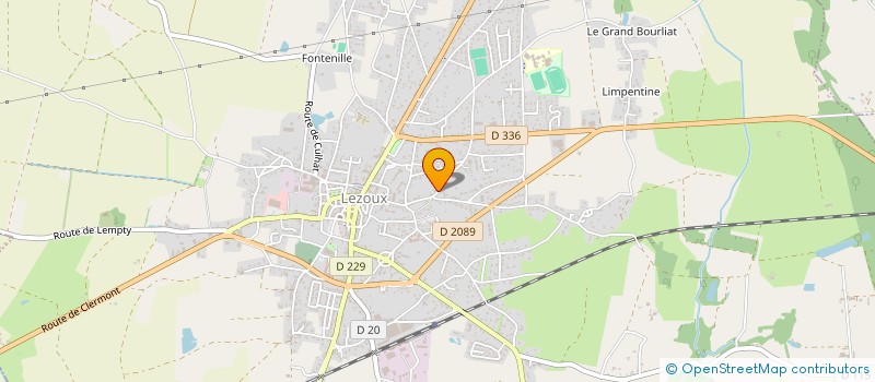 localisation de l'entreprise MONSIEUR KEVIN BOURBON à LEZOUX