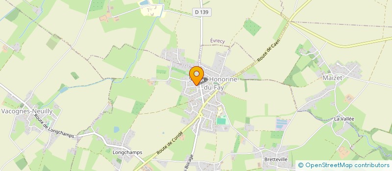 localisation de l'entreprise MONSIEUR KEVIN BOURGE  SAINTE-HONORINE-DU-FAY