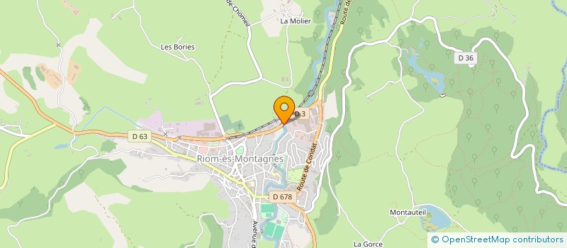 localisation de l'entreprise MONSIEUR KEVIN BOURGIN à RIOM-ES-MONTAGNES