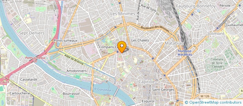 localisation de l'entreprise MONSIEUR KEVIN BOURIEZ à TOULOUSE