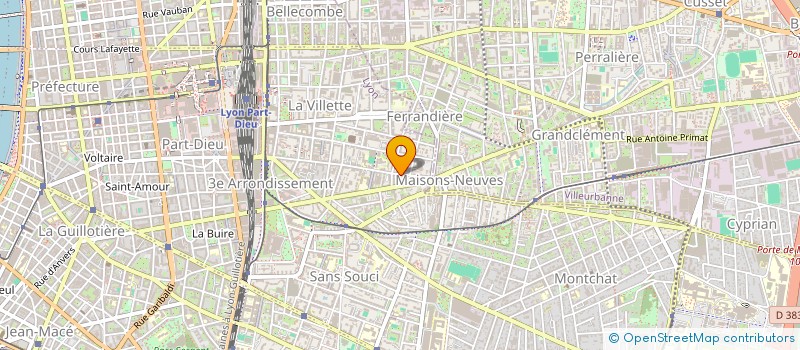 localisation de l'entreprise MONSIEUR KEVIN BOURNE  LYON