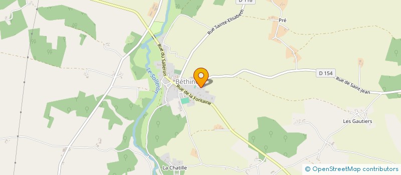 localisation de l'entreprise MONSIEUR KEVIN BOURRET  BETHINES