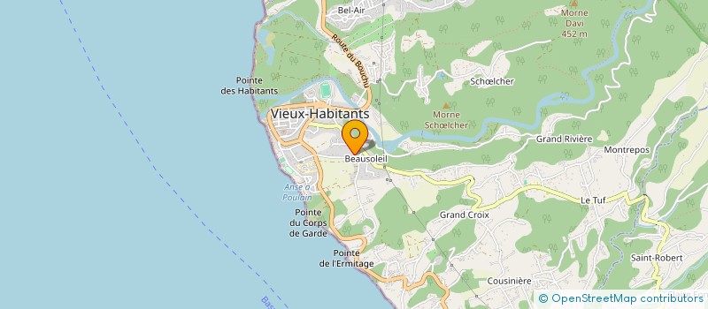 localisation de l'entreprise MONSIEUR KEVIN BOURSEAU  VIEUX-HABITANTS