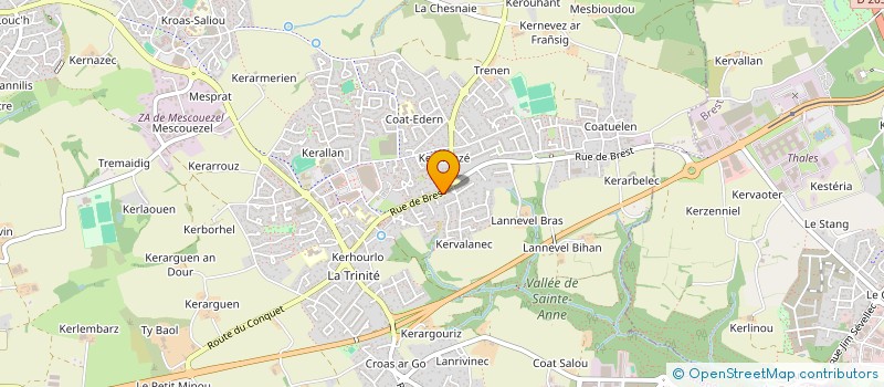 localisation de l'entreprise MONSIEUR KEVIN BOUSSOFARA à PLOUARZEL