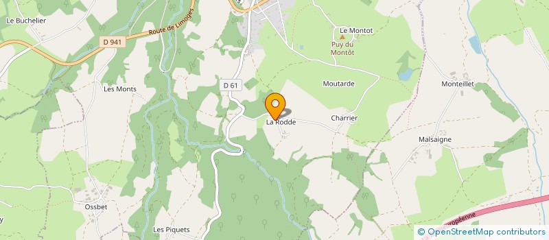 localisation de l'entreprise MONSIEUR KEVIN BOUSSUGE  PULVERIERES