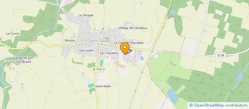 localisation de l'entreprise MONSIEUR KEVIN BOUTIN  SAINT-DOLAY