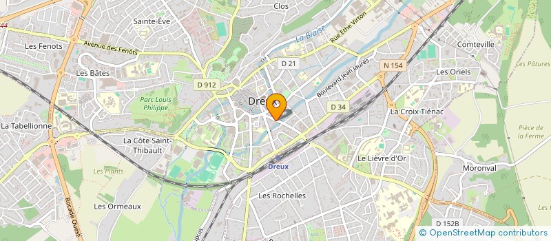 localisation de l'entreprise MONSIEUR KEVIN BOUTTIER à DREUX
