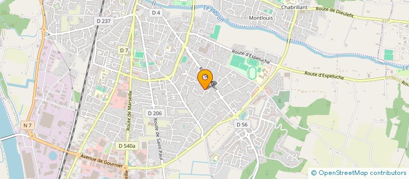 localisation de l'entreprise MONSIEUR KEVIN BRAUER  MONTELIMAR