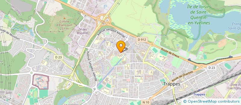 localisation de l'entreprise MONSIEUR KEVIN BREILLY  TRAPPES