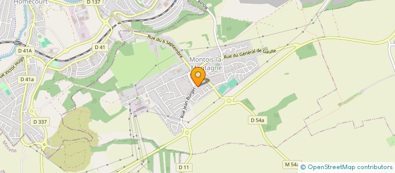 localisation de l'entreprise MONSIEUR KEVIN BREINIG  MONTOIS-LA-MONTAGNE