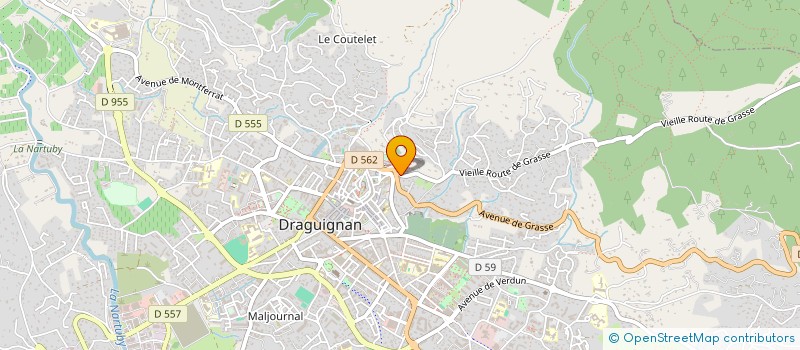 localisation de l'entreprise MONSIEUR KEVIN BRETEAUDEAU  DRAGUIGNAN