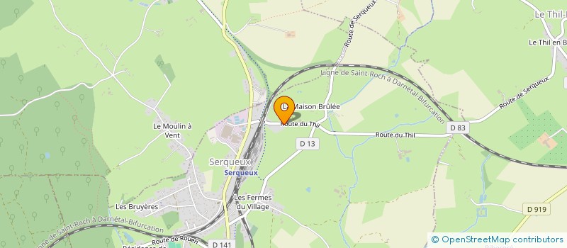 localisation de l'entreprise MONSIEUR KEVIN BRIANCHON à SERQUEUX