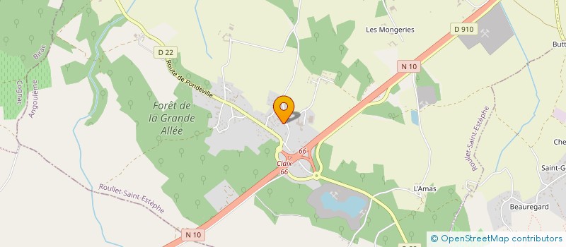 localisation de l'entreprise MONSIEUR KEVIN BRIAND  ROULLET-SAINT-ESTEPHE