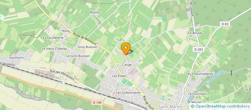 localisation de l'entreprise MONSIEUR KEVIN BRICOUT  SAINT-MARTIN-LE-BEAU