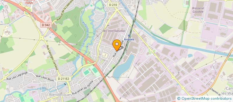 localisation de l'entreprise MONSIEUR KEVIN BRIDENNE  ARQUES