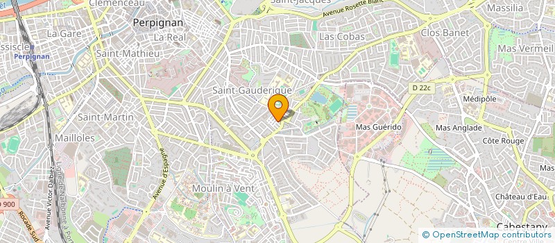 localisation de l'entreprise MONSIEUR KEVIN BRISELANCE  PERPIGNAN