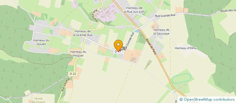 localisation de l'entreprise MONSIEUR KEVIN BROCARD  LES GRANDES-VENTES