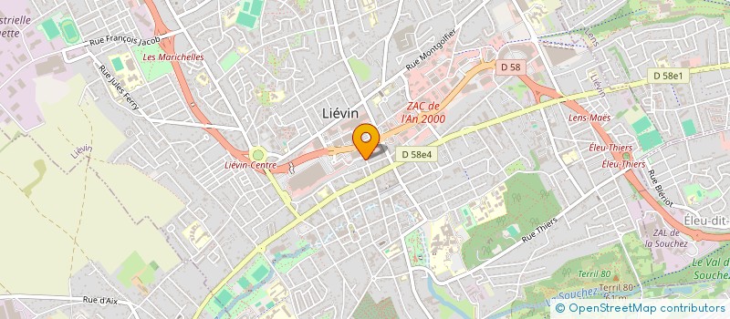 localisation de l'entreprise MONSIEUR KEVIN BRODEL à LIEVIN