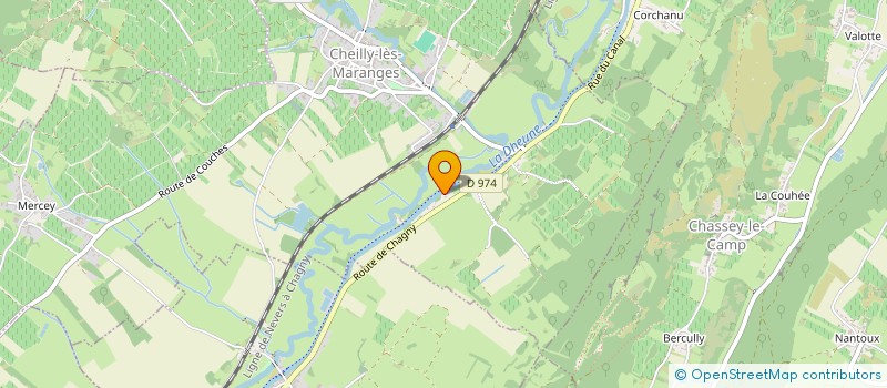 localisation de l'entreprise MONSIEUR KEVIN BRON  CHEILLY-LES-MARANGES