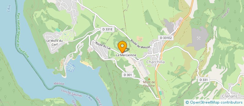 localisation de l'entreprise MONSIEUR KEVIN BROSSARD  CHARCHILLA