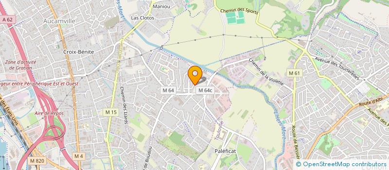 localisation de l'entreprise MONSIEUR KEVIN BROUQUISSE  LAUNAGUET