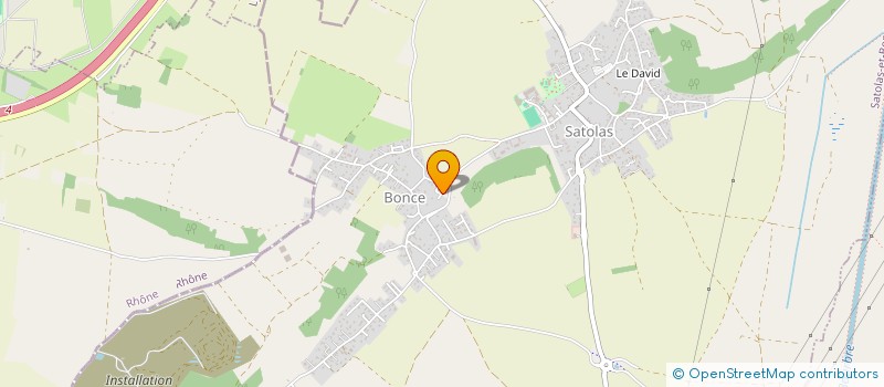 localisation de l'entreprise MONSIEUR KEVIN BROVELLI  SATOLAS-ET-BONCE