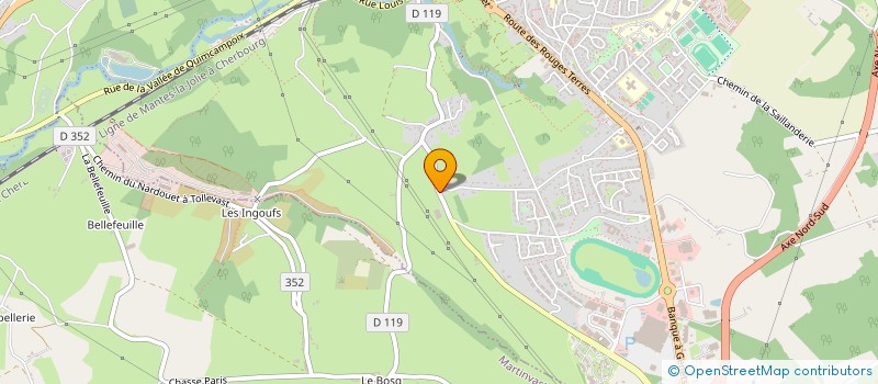 localisation de l'entreprise MONSIEUR KEVIN BRUN  CHERBOURG-EN-COTENTIN