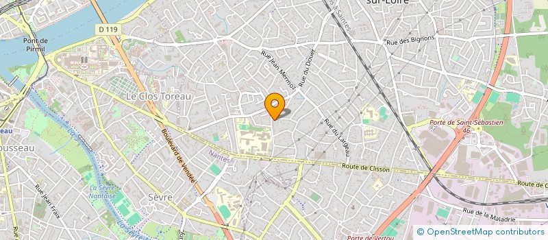 localisation de l'entreprise MONSIEUR KEVIN BRUNEAU à SAINT-SEBASTIEN-SUR-LOIRE