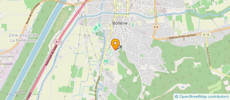 localisation de l'entreprise MONSIEUR KEVIN BRUNEL à BOLLENE