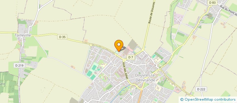 localisation de l'entreprise MONSIEUR KEVIN BRUNELLE  DOUVRES-LA-DELIVRANDE