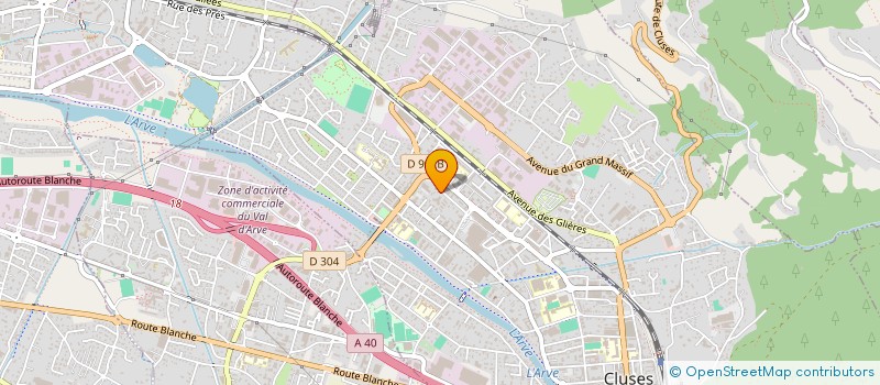 localisation de l'entreprise MONSIEUR KEVIN BRUNOIS  CLUSES