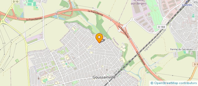 localisation de l'entreprise MONSIEUR KEVIN BRUNOT  GOUSSAINVILLE