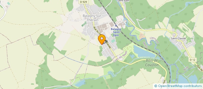 localisation de l'entreprise MONSIEUR KEVIN BRUNOY  BALAGNY-SUR-THERAIN