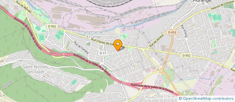 localisation de l'entreprise MONSIEUR KEVIN BRUZZESE  SEREMANGE-ERZANGE